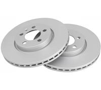 2x Brake disc Vented 18637 A.B.S. for SEAT VW AUDI SKODA