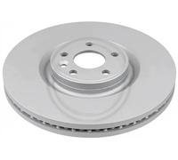 2x Brake disc Vented 18741 A.B.S. for LAND ROVER JAGUAR