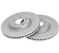 2x Brake disc Vented 18755 A.B.S. for MITSUBISHI ECLIPSE CROSS OUTLANDER III