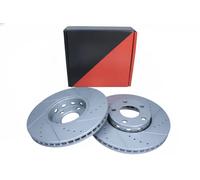 2x Brake disc Vented 19-0683SPORT MAXGEAR for AUDI VW SKODA SEAT