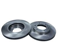 2x Brake disc Vented 19-2375 MAXGEAR for KIA SEDONA Mk II