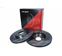 2x Brake disc Vented 19-3544 MAXGEAR for NISSAN RENAULT