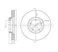 2x Brake disc Vented 23-0899 METELLI for FORD TRANSIT Bus TRANSIT Van
