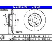 Front Brake Disc Mazda:323C IV 4,323S IV 4,323F IV 4,DEMIO,V 5,V 5,323P V 5