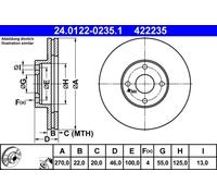 Front Brake Disc Mazda:MX-5 II 2 N0YY-33-25X N06Y-33-25X