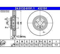 ATE 24.0132-0191.1 Brake disc