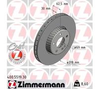 ZIMMERMANN 400.5519.30 Brake disc