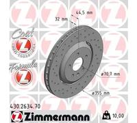 Otto Zimmermann GmbH Brake Disc 430.2634.70 2 pcs