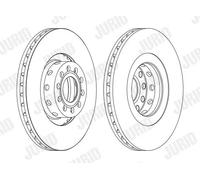 JURID 562175JC-1 Brake disc