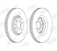JURID 562390JC-1 Brake disc