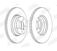 2x Brake disc Vented 562395JC-1 JURID for BMW 3 Touring X1 3 3 Convertible 1
