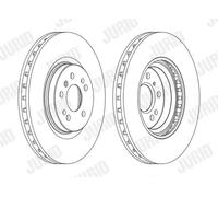 JURID 562403JC-1 Brake disc