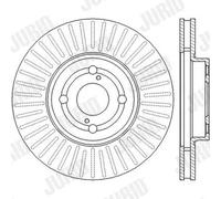 JURID 562435JC Brake disc