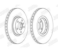 JURID 562520JC-1 Brake disc
