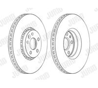 JURID 562672JC-1 Brake disc