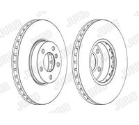 JURID 562691JC-1 Brake disc