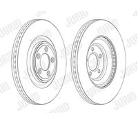 JURID 562692JC-1 Brake disc