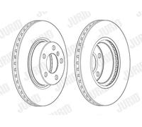 JURID 562891JC-1 Brake disc