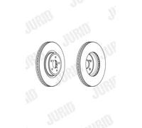 JURID 562945JC-1 Brake disc