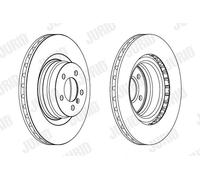 JURID 563022JC-1 Brake disc