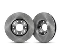 2x Brake disc Vented 6040333 KRAFT AUTOMOTIVE for VW SKODA