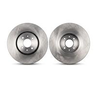 2x Brake disc Vented 6045470 KRAFT AUTOMOTIVE for RENAULT SCÉNIC II