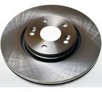 2x Brake disc Vented B130156 DENCKERMANN for RENAULT LAGUNA II