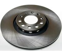 2x Brake disc Vented B130162 DENCKERMANN for AUDI SKODA SEAT