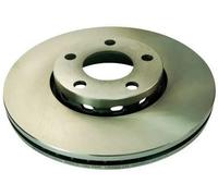 2x Brake disc Vented B130201 DENCKERMANN for AUDI SKODA SEAT