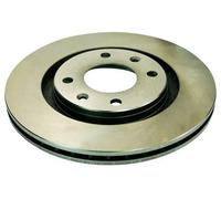 2x Brake disc Vented B130205 DENCKERMANN for CITROËN PEUGEOT