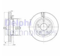 DELPHI BG2782 Brake disc