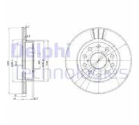 DELPHI BG3268 Brake disc