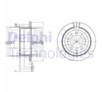 DELPHI BG3534 Brake disc