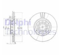 2x Brake disc Vented BG3657 DELPHI for AUDI VW SKODA SEAT