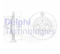 DELPHI BG4087 Brake disc