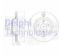DELPHI BG4090 Brake disc