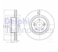 DELPHI BG4111 Brake disc