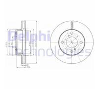 DELPHI BG4271C Brake disc