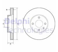 DELPHI BG4671C Brake disc