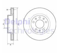 DELPHI BG4700C Brake disc