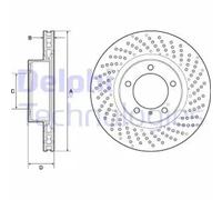 DELPHI BG4781C Brake disc