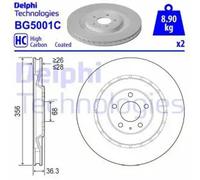 DELPHI BG5001C Brake disc