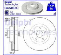 DELPHI BG5063C Brake disc