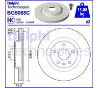DELPHI BG5068C Brake disc