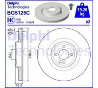 DELPHI BG5125C Brake disc