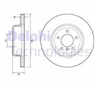 DELPHI BG9162C Brake disc