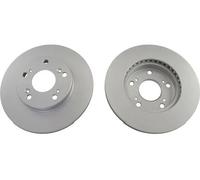 2x Brake disc Vented BR-2263-C KAVO PARTS for HONDA CIVIC VII Hatchback CR-Z