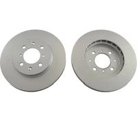 2x Brake disc Vented BR-2270-C KAVO PARTS for HONDA JAZZ II