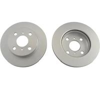 2x Brake disc Vented BR-9372-C KAVO PARTS for TOYOTA STARLET