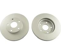 2x Brake disc Vented BR-9515-C KAVO PARTS for TOYOTA COROLLA Saloon AURIS